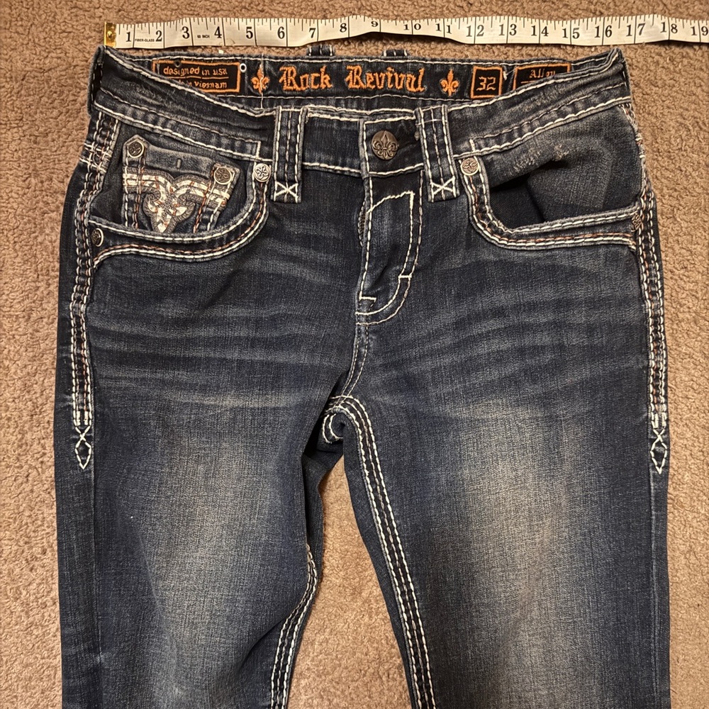 Rock Revival men’s Blue Alloy Jeans